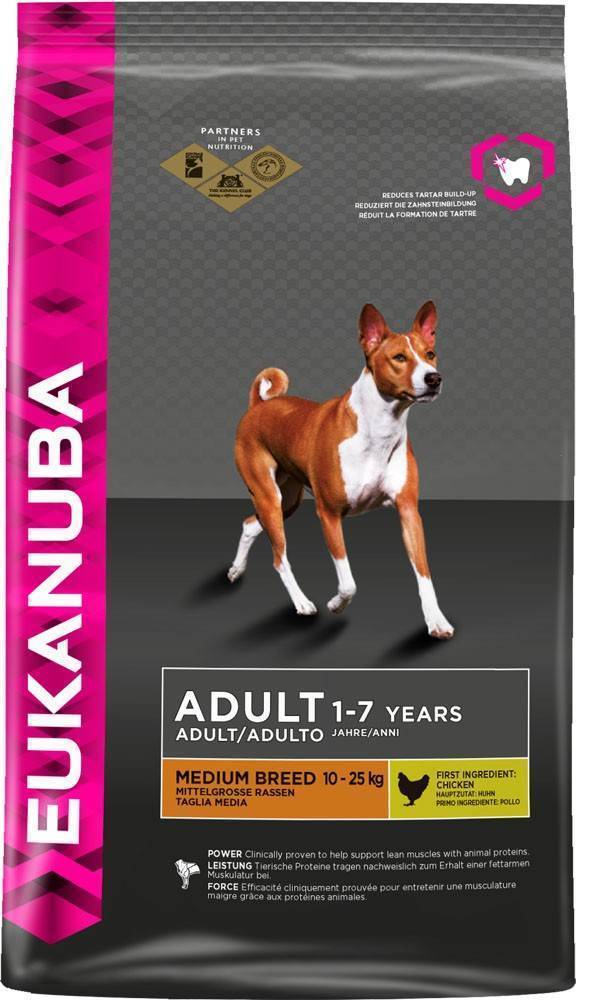 ΤΡΟΦΗ ΣΚΥΛΟΥ EUKANUBA ADULT MEDIUM BREEDS ΚΟΤΟΠΟΥΛΟ 3KG