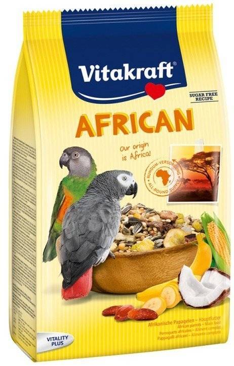 ΤΡΟΦΗ ΓΙΑ ΠΑΠΑΓΑΛΟΥΣ ΣΕΝΕΓΑΛΗΣ - ΖΑΚΟ VITAKRAFT AFRICAN (750GR)