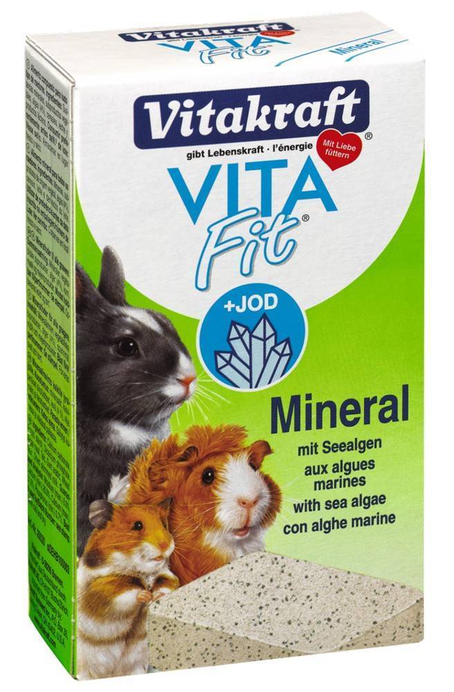 VITAKRAFT ΠΕΤΡΑ ΑΣΒΕΣΤΙΟΥ VITAKRAFT NAGER STEIN ΜΕ ΦΥΚΙΑ ΓΙΑ ΟΛΑ ΤΑ ΤΡΩΚΤΙΚΑ 1ΤΜΧ