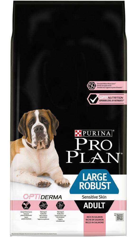 ΤΡΟΦΗ PRO PLAN LARGE ROBUST ADULT SENSITIVE SKIN ADULT ΣΟΛΟΜΟΣ 14KG