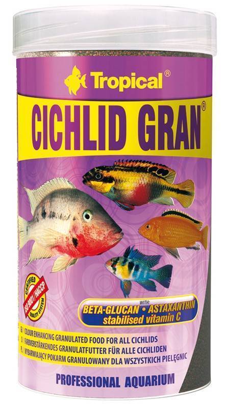 ΤΡΟΦΗ ΨΑΡΙΩΝ TROPICAL CICHLID GRAN 138GR