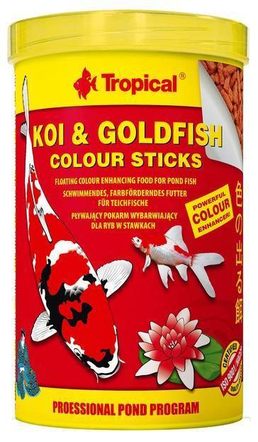 TROPICAL ΤΡΟΦΗ TROPICAL KOI - GOLDFISH COLOUR STICKS 90GR
