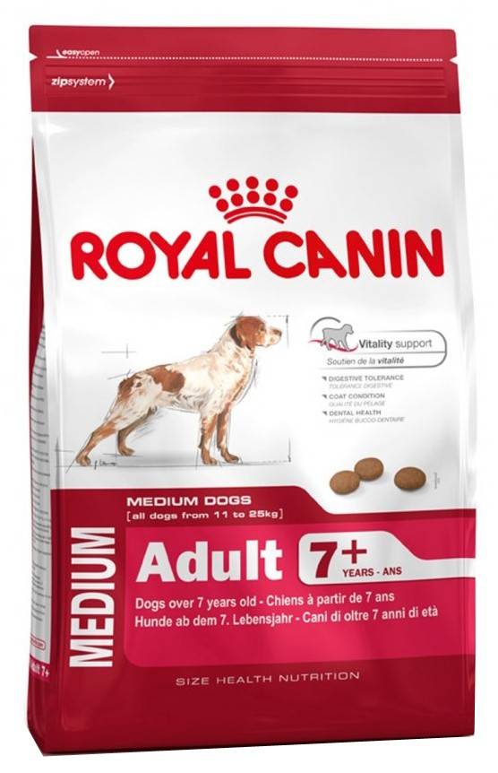 ROYAL CANIN ΤΡΟΦΗ ΣΚΥΛΟΥ ROYAL CANIN MEDIUM ADULT 7+ 15KG