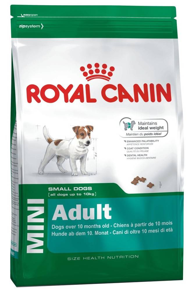 ROYAL CANIN ΤΡΟΦΗ ΣΚΥΛΟΥ ROYAL CANIN MINI ADULT +8 2KG