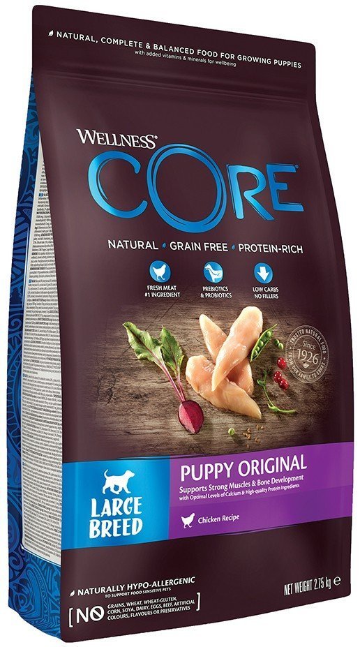 CORE ΤΡΟΦΗ ΣΚΥΛΟΥ WELLNESS CORE PUPPY LARGE BREED ΓΑΛΟΠΟΥΛΑ - ΚΟΤΟΠΟΥΛΟ 2.75KG