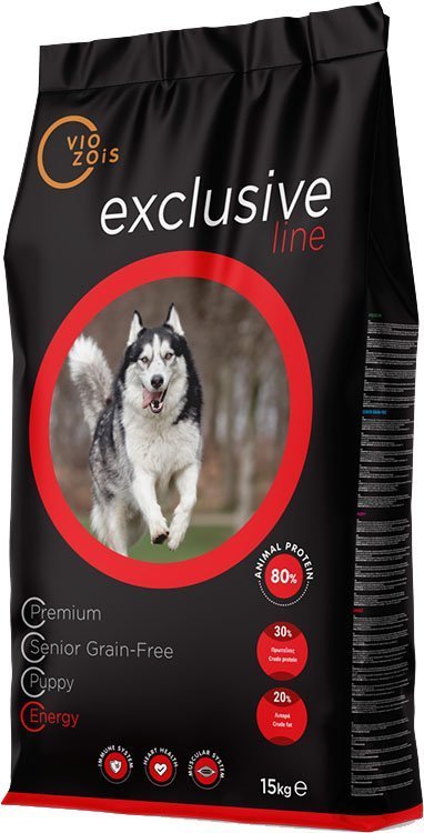 VIOZOIS ΤΡΟΦΗ ΣΚΥΛΟΥ VIOZOIS EXCLUSIVE LINE ENERGY ΚΟΤΟΠΟΥΛΟ 15KG