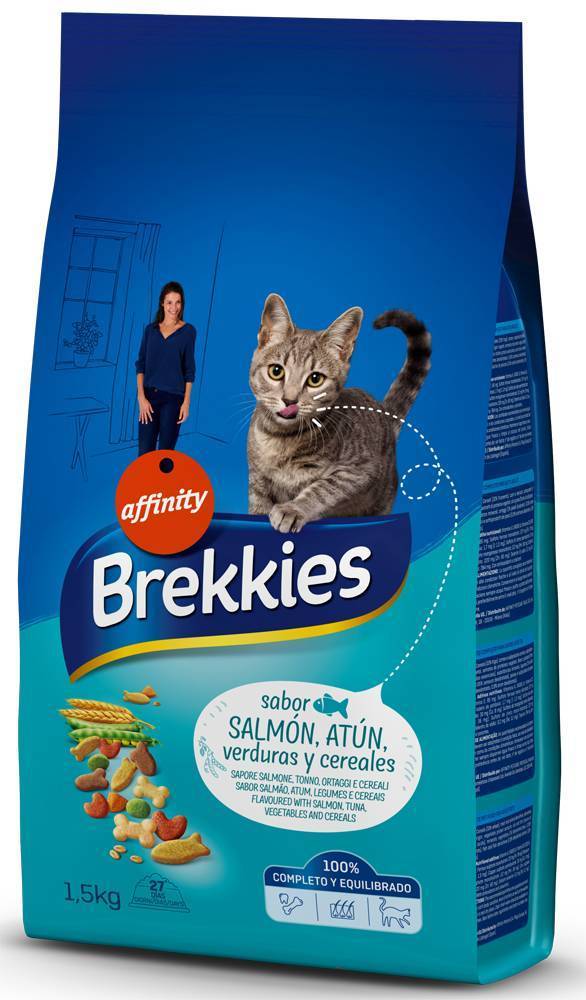 ΤΡΟΦΗ ΓΑΤΑΣ BREKKIES MIX FISH 15KG