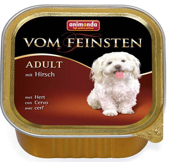 ANIMONDA VOM FEINSTEN ΚΟΝΣΕΡΒΑ ΣΚΥΛΟΥ ANIMONDA VOM FEINSTEN ADULT ΕΛΑΦΙ 150GR