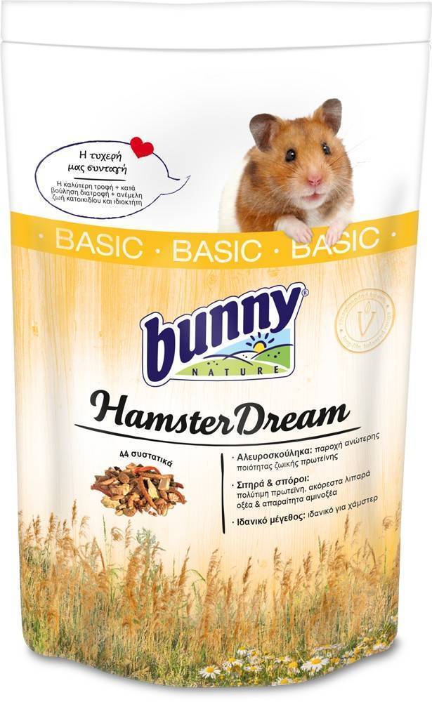 ΤΡΟΦΗ ΓΙΑ HAMSTER BUNNY NATURE DREAM BASIC 600GR