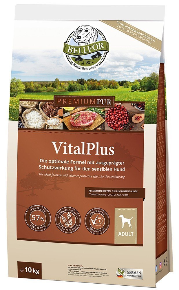 BELLFOR ΤΡΟΦΗ ΣΚΥΛΟΥ BELLFOR PREMIUM PUR ΕΞΩΘΗΣΗΣ ΑΡΝΙ 10KG