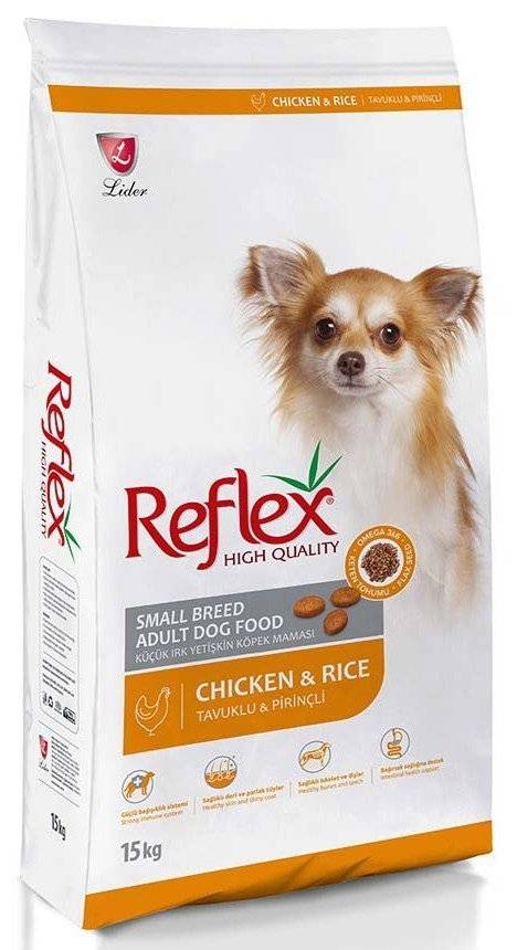 ΤΡΟΦΗ REFLEX ADULT SMALL BREED ΜΕ ΚΟΤΟΠΟΥΛΟ 15KG