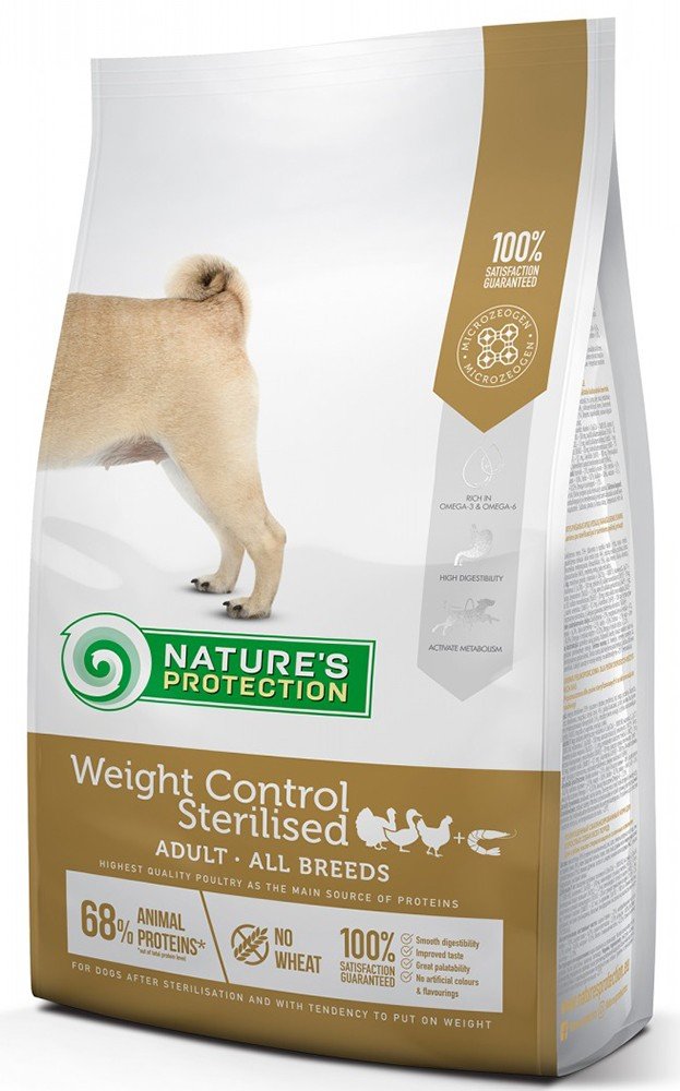 NATURES PROTECTION ΤΡΟΦΗ ΣΚΥΛΟΥ NATURE&#039;S PROTECTION GRAIN FREE ADULT WEIGHT CONTROL STERILISED 12KG