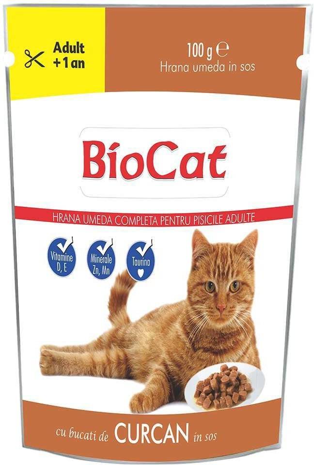 ΦΑΚΕΛΑΚΙ ΓΑΤΑΣ BIOCAT ΚΟΤΟΠΟΥΛΟ 100GR