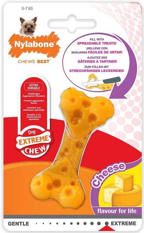 NYLABONE DURA CHEW CHEESE BONE M