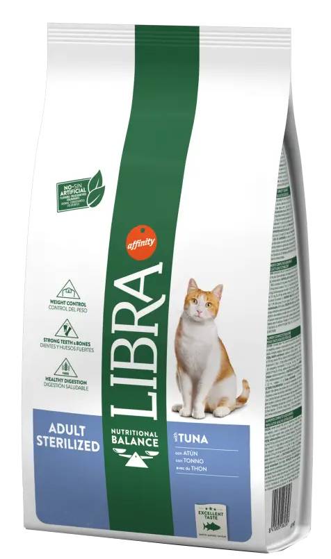 LIBRA ΤΡΟΦΗ ΓΑΤΑΣ LIBRA ADULT STERILISED ΤΟΝΟΣ 8KG