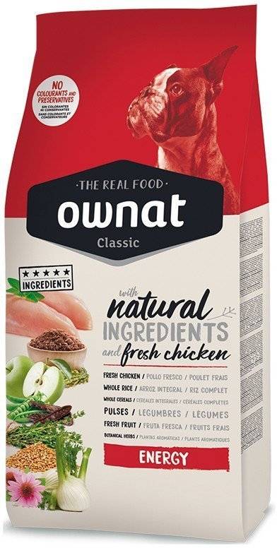 ΤΡΟΦΗ ΣΚΥΛΟΥ OWNAT CLASSIC ENERGY ΦΡΕΣΚΟ ΚΟΤΟΠΟΥΛΟ 4KG