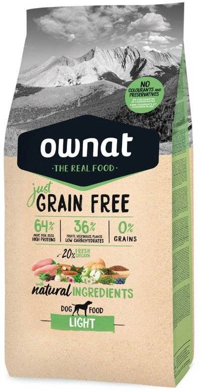 ΤΡΟΦΗ ΣΚΥΛΟΥ OWNAT JUST LIGHT 14KG