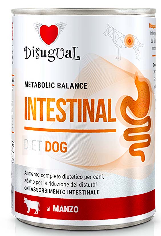 DISUGUAL ΚΟΝΣΕΡΒΑ ΣΚΥΛΟΥ DISUGUAL METABOLIC BALANCE INTESTINAL ΜΕ ΒΟΔΙΝΟ 400GR