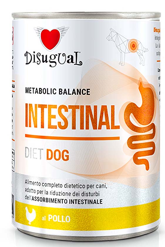 DISUGUAL ΚΟΝΣΕΡΒΑ ΣΚΥΛΟΥ DISUGUAL METABOLIC BALANCE INTESTINAL ΜΕ ΚΟΤΟΠΟΥΛΟ 400GR