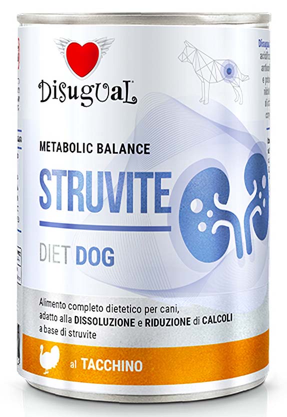 DISUGUAL ΚΟΝΣΕΡΒΑ ΣΚΥΛΟΥ DISUGUAL METABOLIC BALANCE STRUVITE ΜΕ ΓΑΛΟΠΟΥΛΑ 400GR