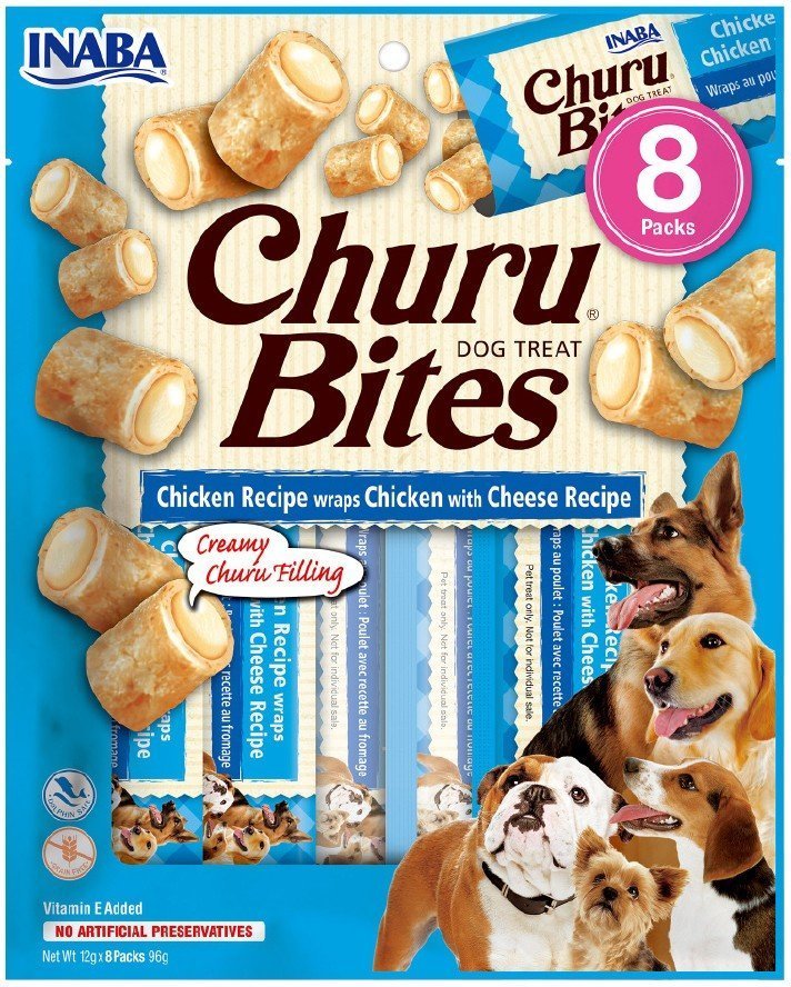 INABA ΛΙΧΟΥΔΙΕΣ CHURU DOG BITES ΚΟΤΟΠΟΥΛΟ - ΤΥΡΙ 96GR