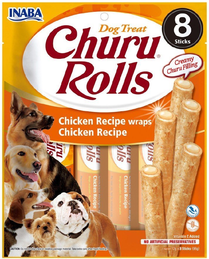 INABA ΛΙΧΟΥΔΙΕΣ CHURU DOG ROLLS ΚΟΤΟΠΟΥΛΟ 96GR