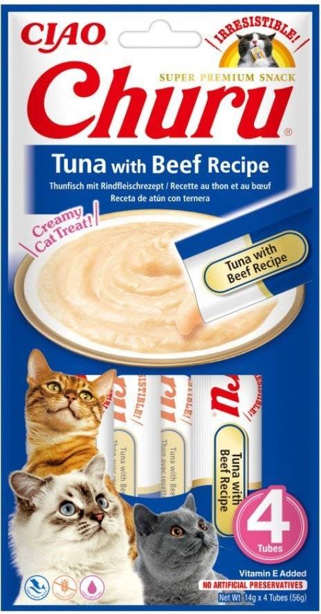 ΛΙΧΟΥΔΙΕΣ CHURU CAT ΤΟΝΟΣ - ΒΟΔΙΝΟ 56GR
