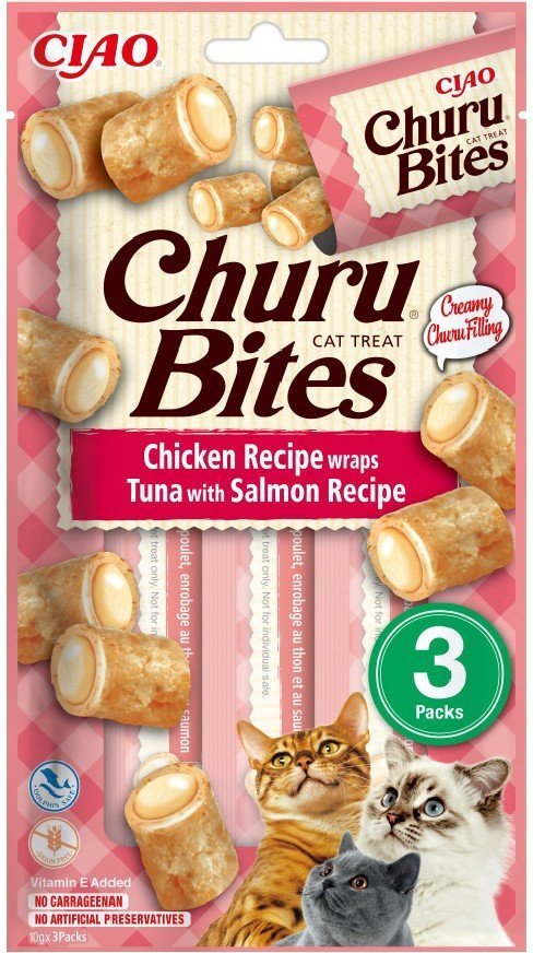INABA ΛΙΧΟΥΔΙΕΣ CHURU CAT BITES ΚΟΤΟΠΟΛΟ, ΤΟΝΟΣ - ΣΟΛΩΜΟΣ 30GR