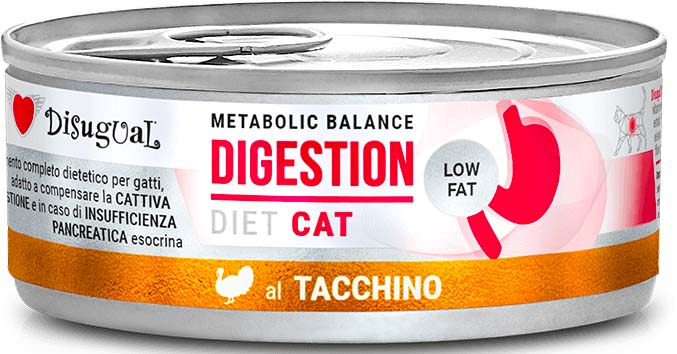 DISUGUAL ΚΟΝΣΕΡΒΑ ΓΑΤΑΣ DISUGUAL METABOLIC BALANCE DIGESTION ΜΕ ΓΑΛΟΠΟΥΛΑ 85GR