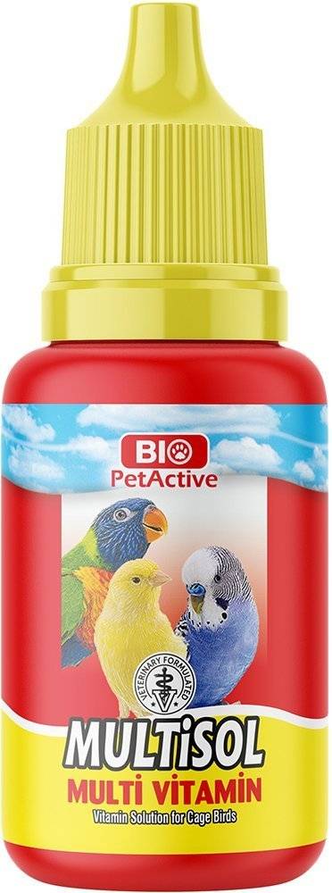 BIO PETACTIVE MULTISOL MULTIVITAMIN ΓΙΑ ΠΟΥΛΙΑ 30ML