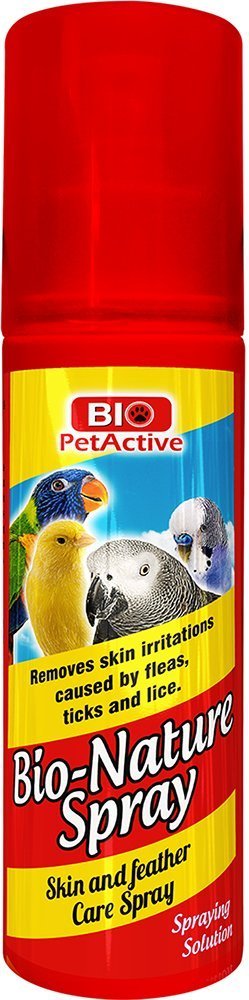 BIO PETACTIVE BIO PETACTIVE BIO NATURE SKIN - FEATHER CARE SPRAY ΓΙΑ ΠΟΥΛΙΑ ΚΛΟΥΒΙΟΥ 100ML