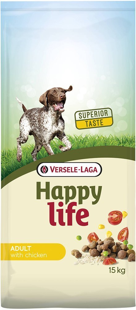 HAPPY LIFE ΤΡΟΦΗ ΣΚΥΛΟΥ HAPPY LIFE ADULT ΚΟΤΟΠΟΥΛΟ 15KG