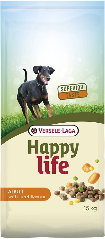 HAPPY LIFE ΤΡΟΦΗ ΣΚΥΛΟΥ HAPPY LIFE ADULT ΒΟΔΙΝΟ 15KG