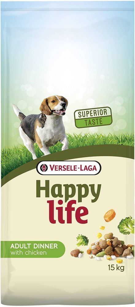 HAPPY LIFE ΤΡΟΦΗ ΣΚΥΛΟΥ HAPPY LIFE ADULT DINNER ΚΟΤΟΠΟΥΛΟ 15KG