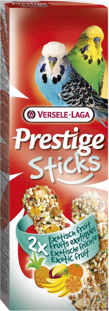 PRESTIGE STICKS ΓΙΑ BUDGIES PRESTIGE ΜΕ ΕΞΩΤΙΚΑ ΦΡΟΥΤΑ 2TMX 60GR