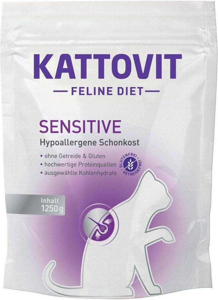 ΤΡΟΦΗ ΓΑΤΑΣ KATTOVIT SENSITIVE 1250GR
