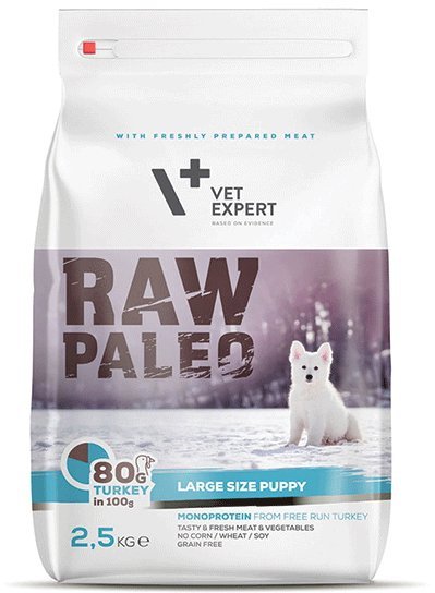 RAW PALEO ΤΡΟΦΗ ΣΚΥΛΟΥ RAW PALEO PUPPY LARGE ΓΑΛΟΠΟΥΛΑ 2.5KG