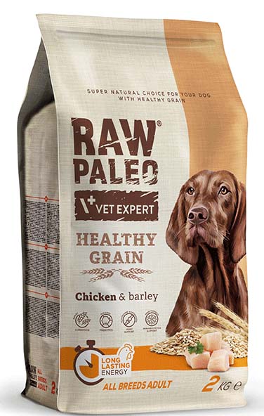 RAW PALEO ΤΡΟΦΗ ΣΚΥΛΟΥ RAW PALEO HEALTHY GRAIN ADULT ΚΟΤΟΠΟΥΛΟ 2KG