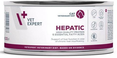 ΚΟΝΣΕΡΒΑ ΓΑΤΑΣ VET EXPERT HEPATIC ΚΟΤΟΠΟΥΛΟ 100GR