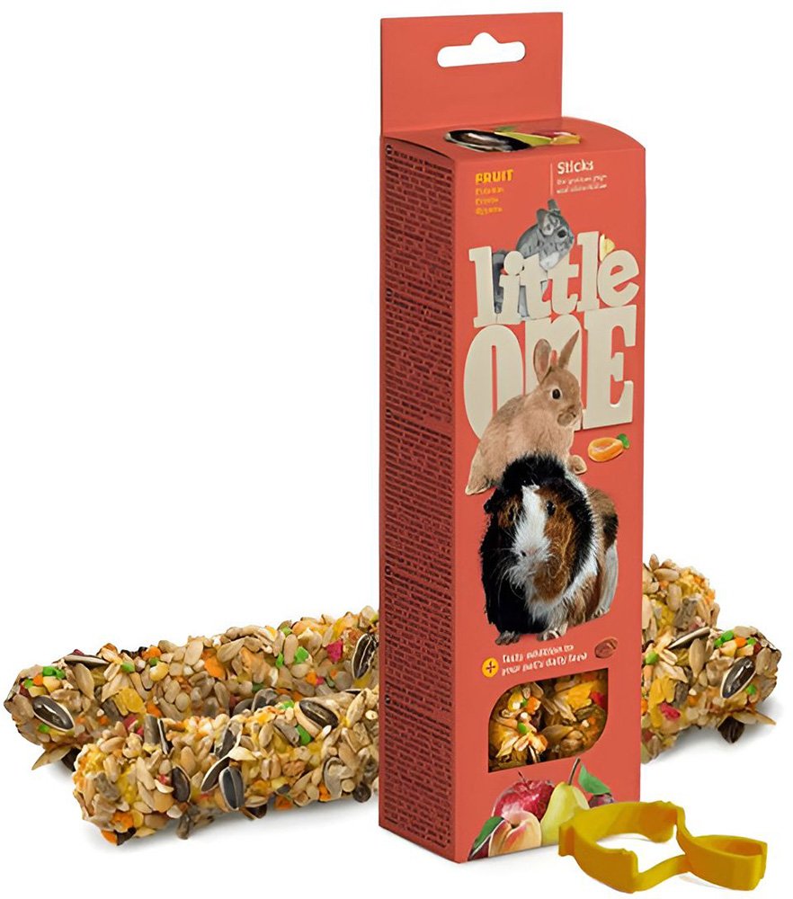 LITTLE ONE SNACK LITTLE ONE ΓΙΑ ΙΝΔΙΚΑ ΧΟΙΡΙΔΙΑ, ΚΟΥΝΕΛΙΑ ΚΑΙ ΤΣΙΝΤΣΙΛΑ STICKS FRUIT (2ΤΜΧ)