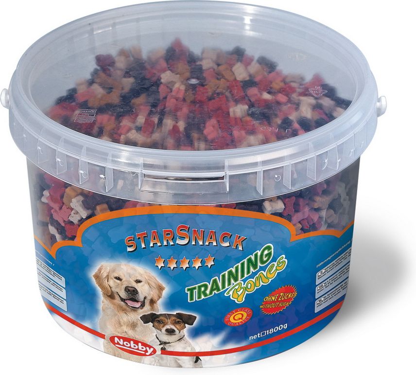 NOBBY ΣΝΑΚ ΣΚΥΛΟΥ NOBBY BUCKET ΤRAINING BONES 1,8KG