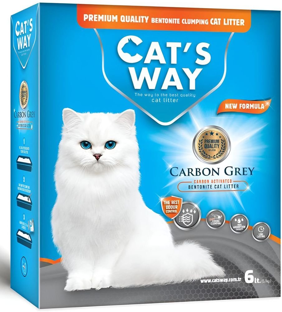CAT S WAY ΑΜΜΟΣ ΓΑΤΑΣ CAT&#039;S WAY BOX CARBON GREY 6L