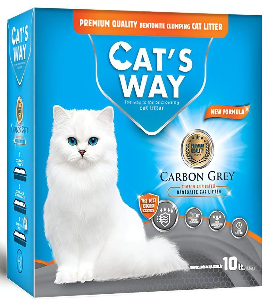 CAT S WAY ΑΜΜΟΣ ΓΑΤΑΣ CAT&#039;S WAY BOX CARBON GREY 10L