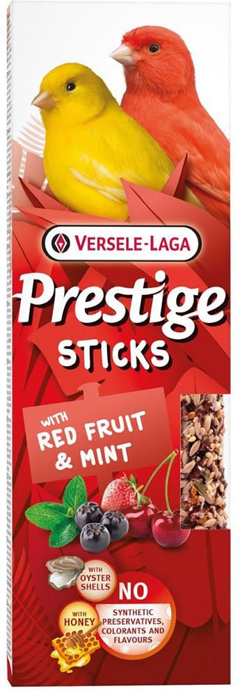 PRESTIGE STICKS ΓΙΑ ΚΑΝΑΡΙΝΙΑ PRESTIGE RED FRUITS - MINT (2ΤΜΧ Χ 30G)