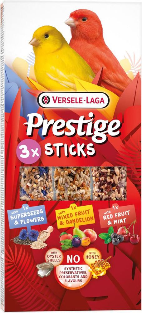 PRESTIGE STICKS ΓΙΑ ΚΑΝΑΡΙΝΙΑ PRESTIGE TRIPLE VARIETY PACK (3ΤΜΧ X 30G)