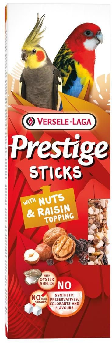 PRESTIGE STICKS PRESTIGE NUTS - RAISIN TOPPIN (2ΤΜΧ X 70G)