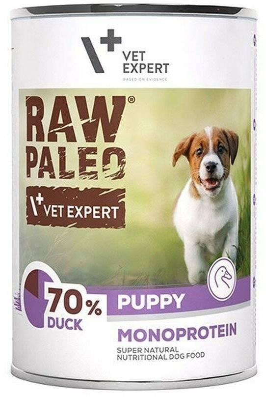 ΥΓΡΗ ΤΡΟΦΗ ΣΚΥΛΟΥ RAW PALEO PUPPY DUCK (400GR)