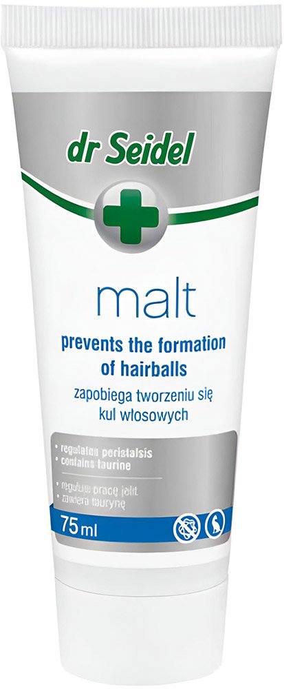 DR SEIDEL ΠΑΣΤΑ DR SEIDEL MALT ΓΙΑ ΤΡΙΧΟΒΕΖΟΑΡΙΑ ΜΕ ΤΑΥΡΙΝΗ (75ML)