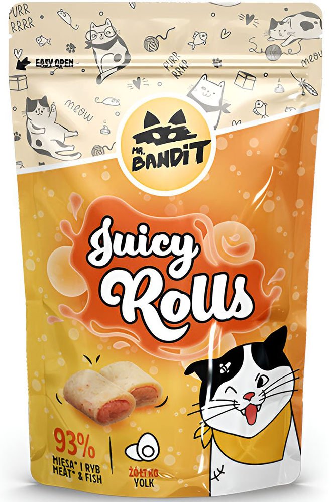 VET EXPERT ΛΙΧΟΥΔΙΑ ΓΑΤΑΣ VET EXPERT MR BANDIT JUICY ROLLS YOLK (40 GR)