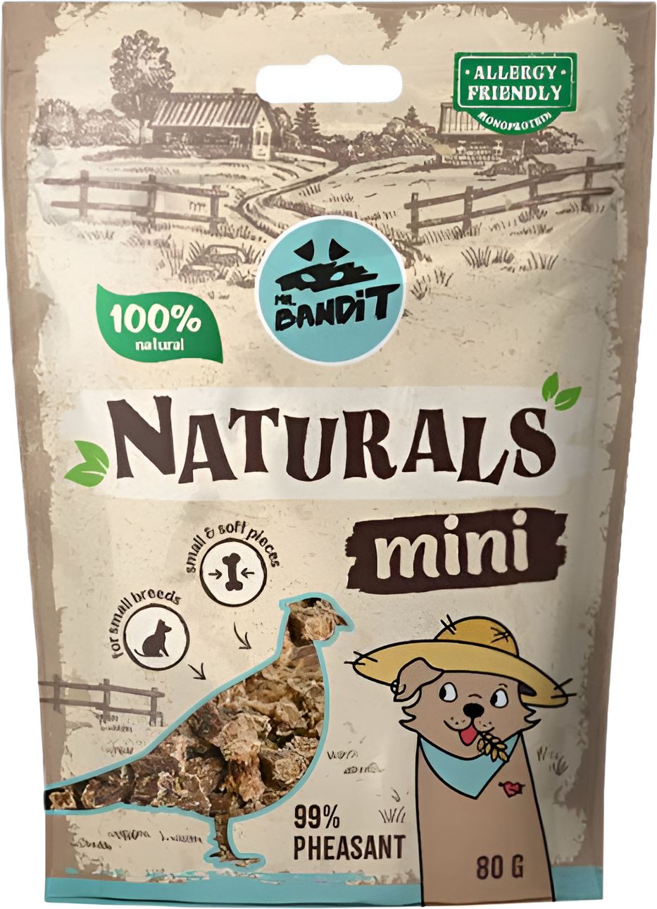 VET EXPERT ΛΙΧΟΥΔΙΕΣ ΣΚΥΛΟΥ VET EXPERT MR BANDIT NATURALS MINI ΦΑΣΙΑΝΟΣ (80 GR)